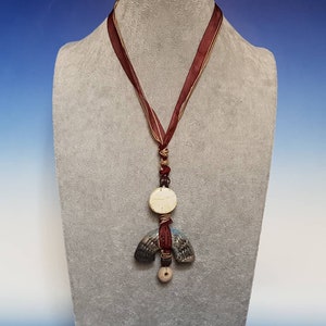 RAKU ceramic necklace