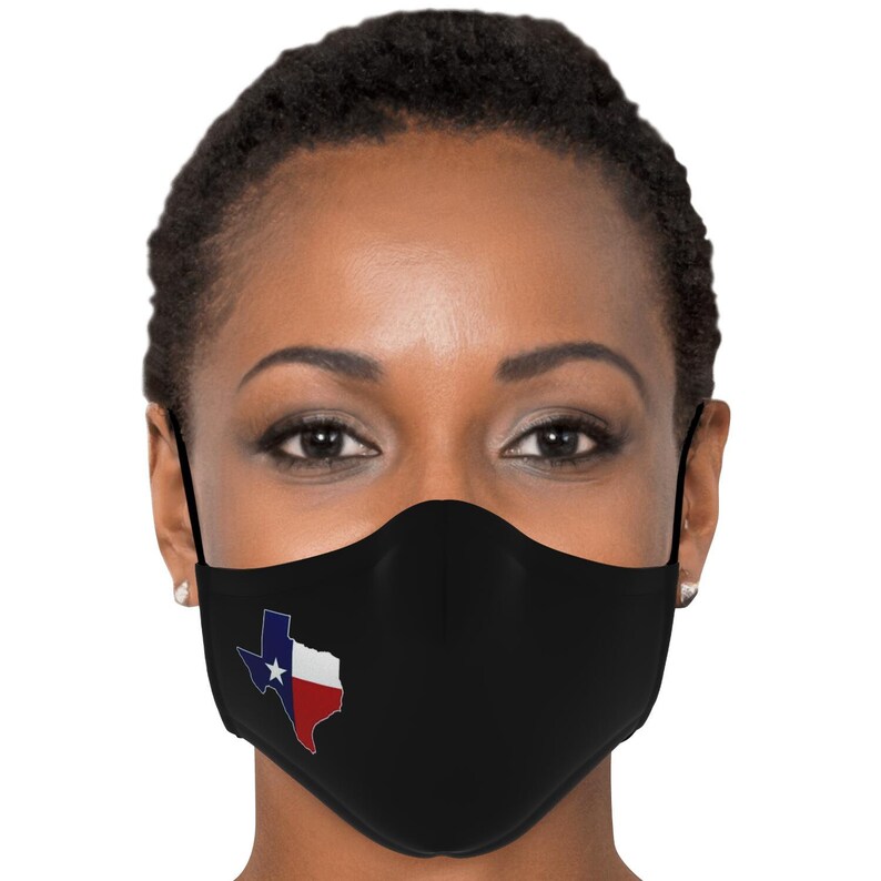 Texas Face Mask Texas Flag Mask Texas Flag Face Mask Texas Etsy