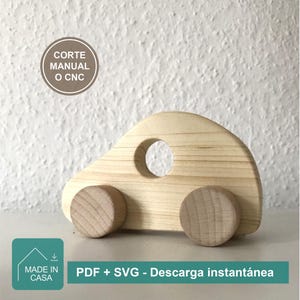 Wooden Toys - Plans - PDF + SVG Wooden Toy Car Plans easy - DIY Gift for Christmas