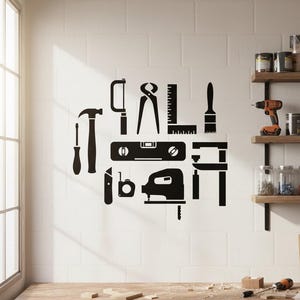 Hand Tools SVG Vector Set | Herramientas Taller  Corte Láser, MDF Vinilo Digital Download
