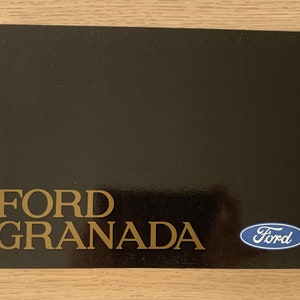 Manual del propietario original Ford Granada 1985 5ª edición Código de pedido: CG125/DOM/EN/639940/1186 Coche V6 OHC Motor diésel Automático 4x4 Gasolina