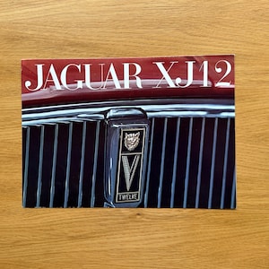 Jaguar XJ12 Sales Brochure 1972