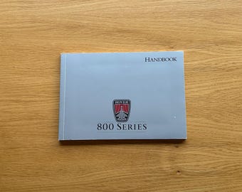 1989 Rover 800 Series Handbook Pack (827, Vitesse, Sterling) + Wallet & Documents