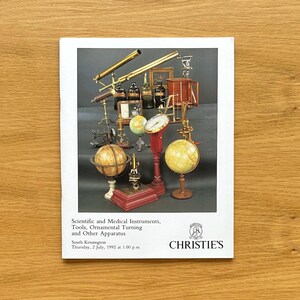 Auktionskatalog für wissenschaftliche und medizinische Instrumente von Christie’s, Juli 1992, Werkzeuge, Zierdrechselarbeiten