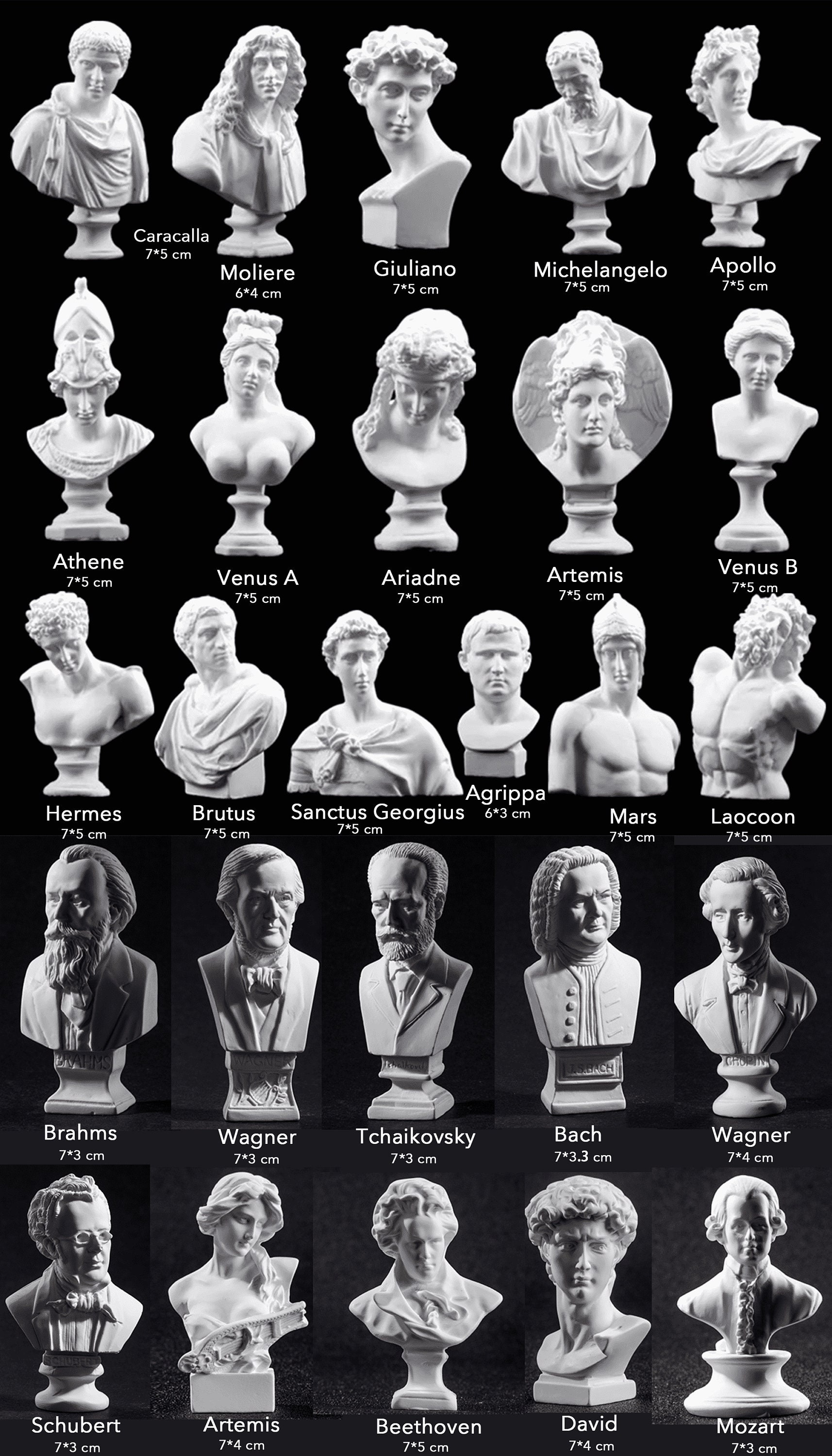 Ancient Greek Mythology FigureMini StatueDavid plaster Etsy