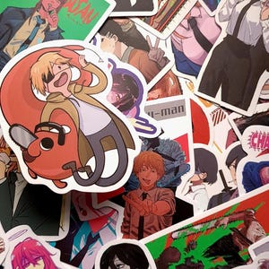 Anime Aufkleber | Beliebte Manga Decals | C. Säge inspiriert | Co Von Coe | Journal Aufkleber | Notebook Aufkleber | Fan Aufkleber | Geschenkideen