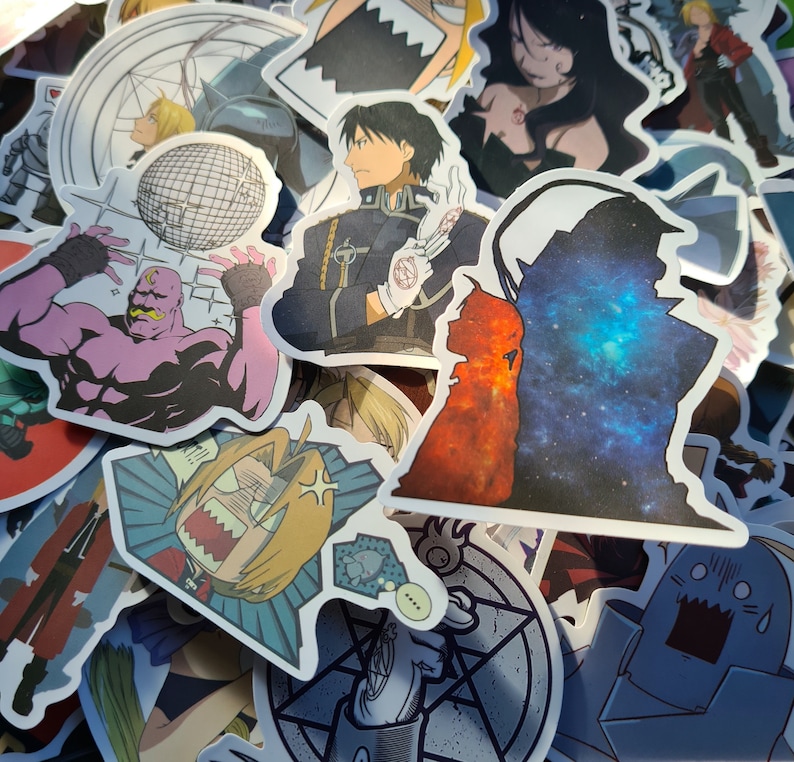 Alchemist Anime Inspired Stickers | Co by Coe | Manga | Anime Decal ...