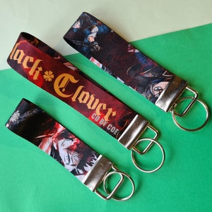 Wrist Strap Key Fob | Manga | Keyring | Anime Inspired Wristlet | Bag accessory | Co By Coe | Anime accessory | key chain | Unique Gift