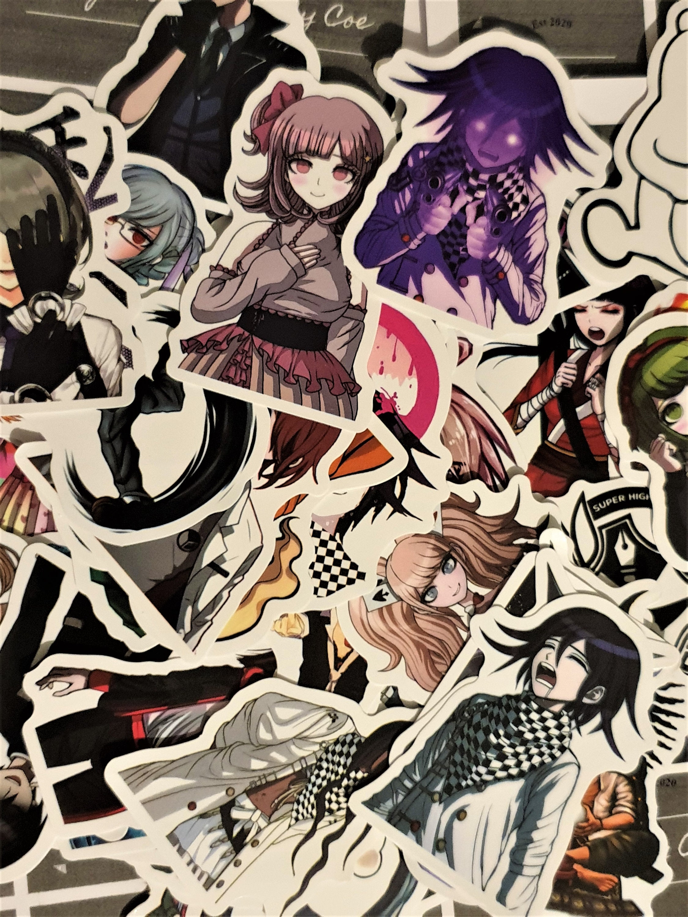 Anime Sticker Decal Danganronpa Co By Coe Etsy