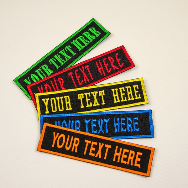 Custom Embroidered Name Patch – Love It Design – Fast Shipping From USA