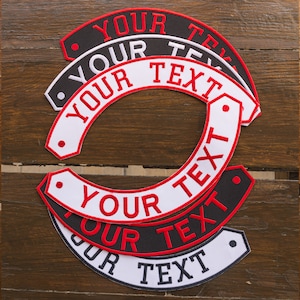 Large custom embroidered patches, custom iron on patches