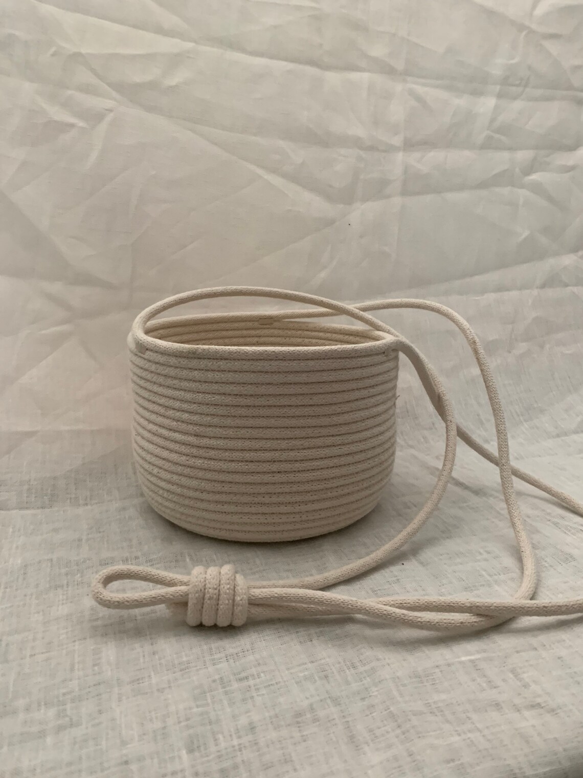 Rope Hanging Planter Etsy