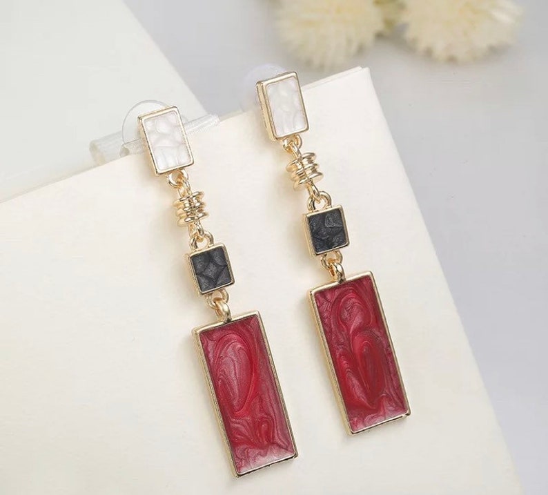 party earrings drop earrings dress earrings dangle earrings classic retro earrings stone earrings