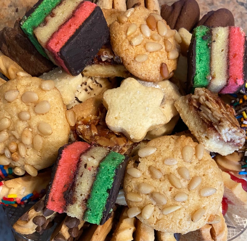 Assorted Italian Cookies Italian Desserts Holiday Desserts Etsy