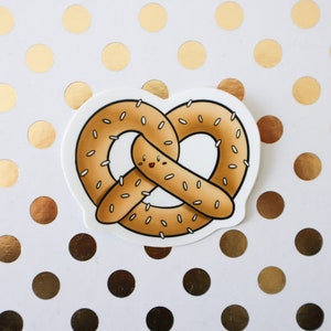 Pretzel Vinyl Sticker