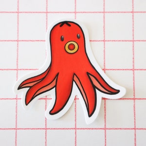 Tako Octopus Wurst Vinyl Aufkleber
