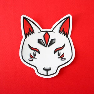 Kitsune Japanese Fox Vinyl Sticker