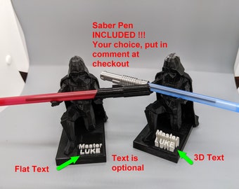 for fan of Darth Vader Pen Holder - 3D Custom TEXT