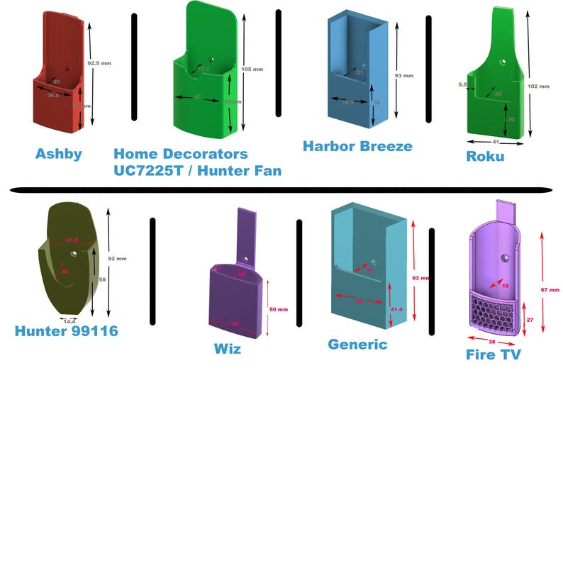 Ceiling Fan and Other Remote Holder Light Switch Cover image 10