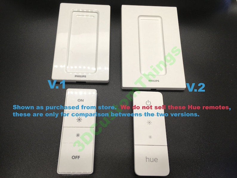 For Philips Hue Dimmer Switch Reversible Wall Plate Cover Etsy