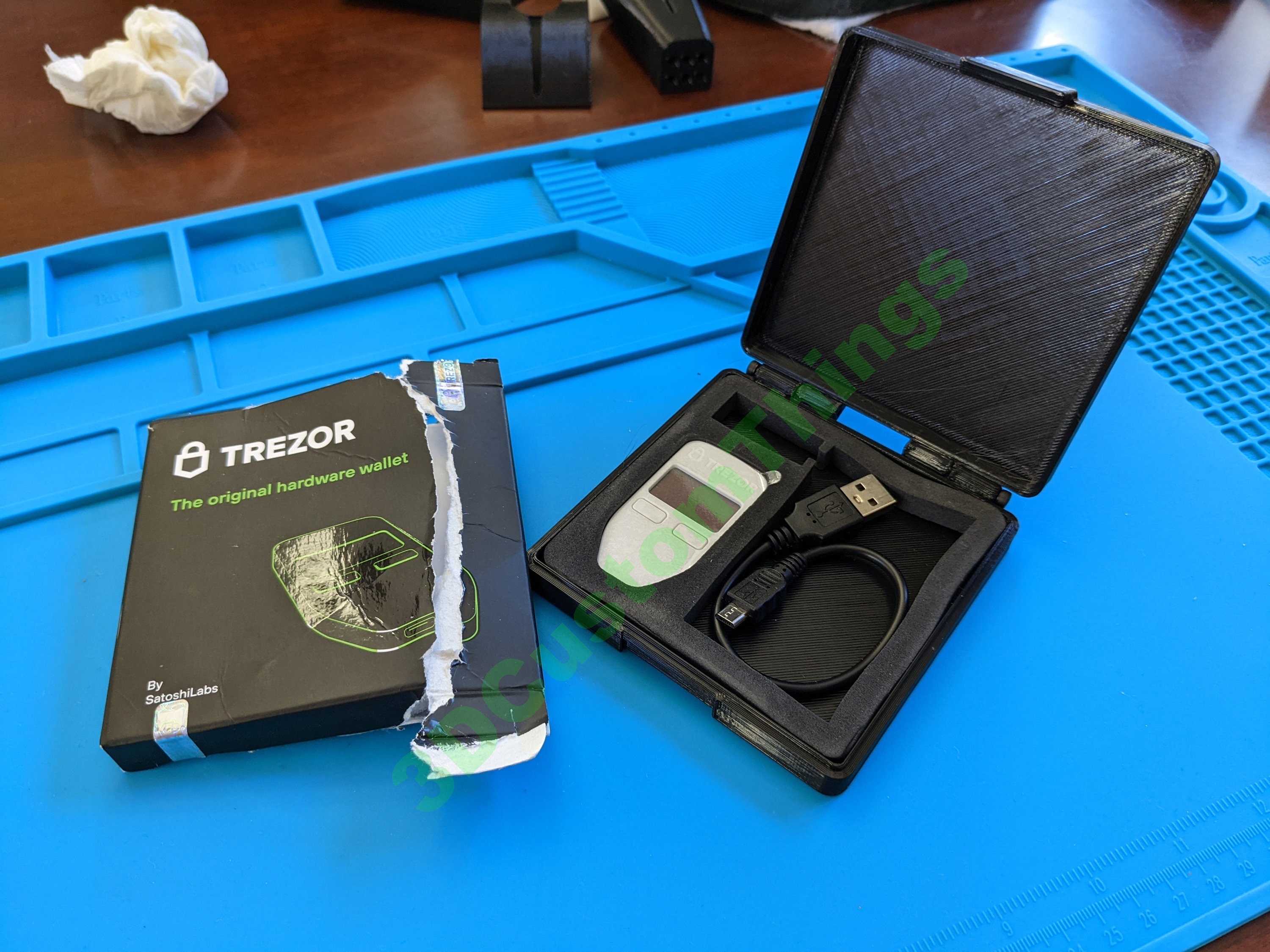 Trezor Cryptoハードウェアウォレットハードケース