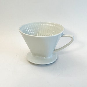 Vintage Ceramic Coffee Filter: Drip Coffee Maker