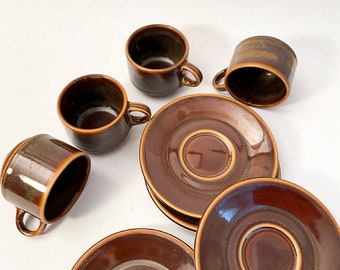Vintage Espresso Cups – Set of 4 | Elegant Porcelain Coffee Cups