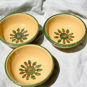 Vintage Ceramic Bowls - Earthenware Bowls - Made in Italy