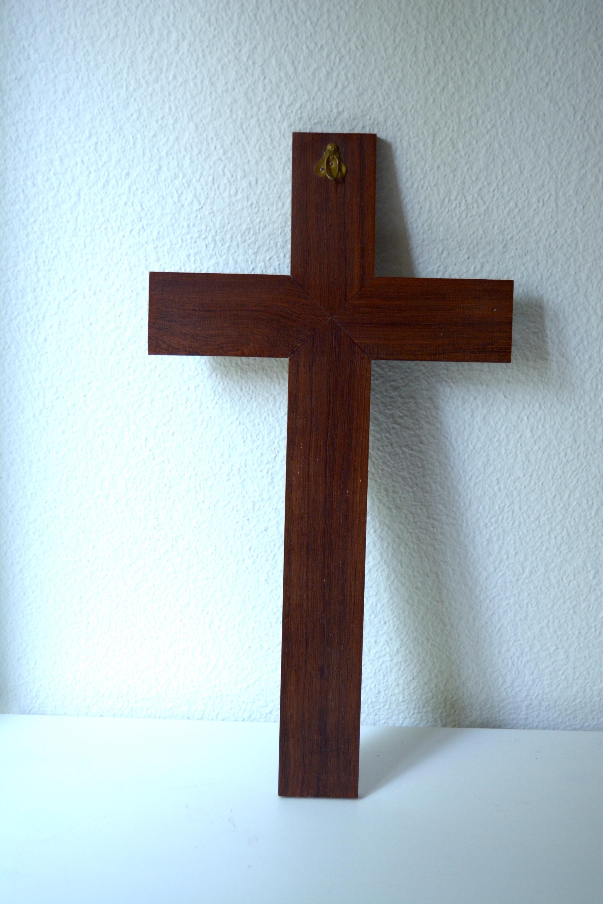 ヴィンテージ真鍮製木製十字架上のイエス像 - 十字架像 - INRI - Etsy 日本