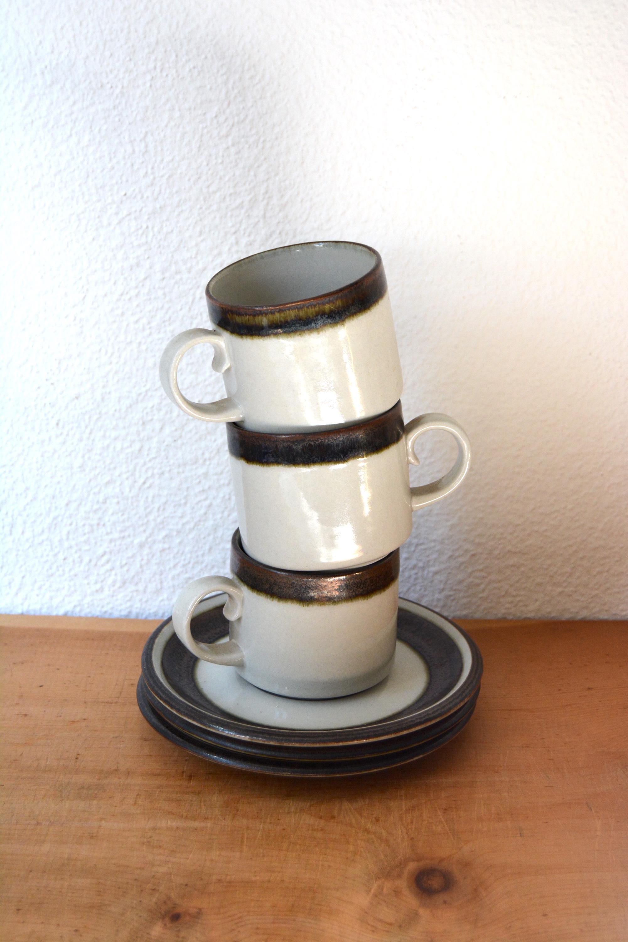 ヴィンテージ コーヒーカップ カレリア アラビア フィンランド - 3個 