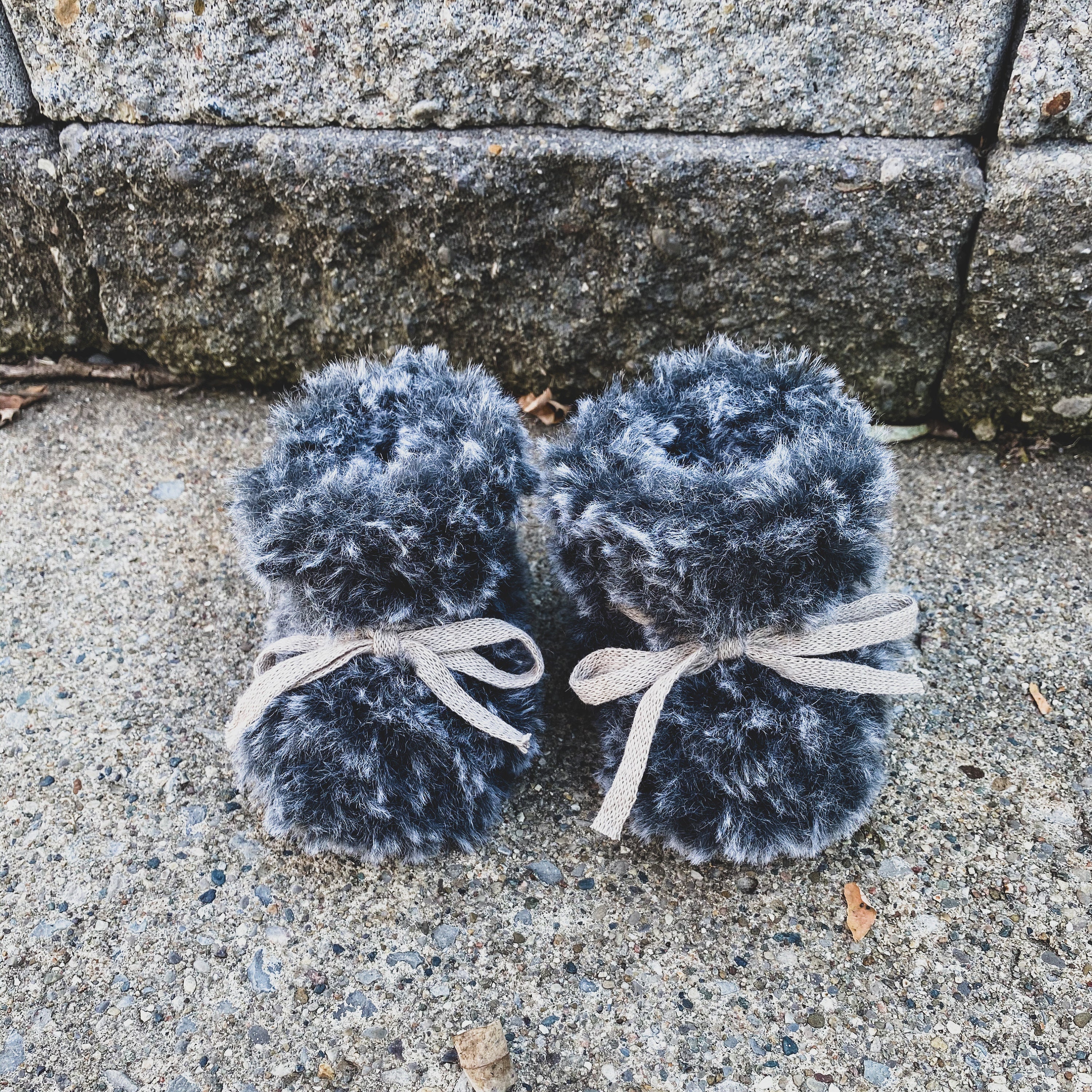 Fuzzy Baby Booties Etsy Canada