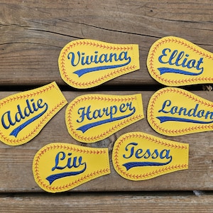 Softball Bag Tag | Softball Keychain | Ready To Ship | Customized KeyChain | Name Tag | Finish Your Way