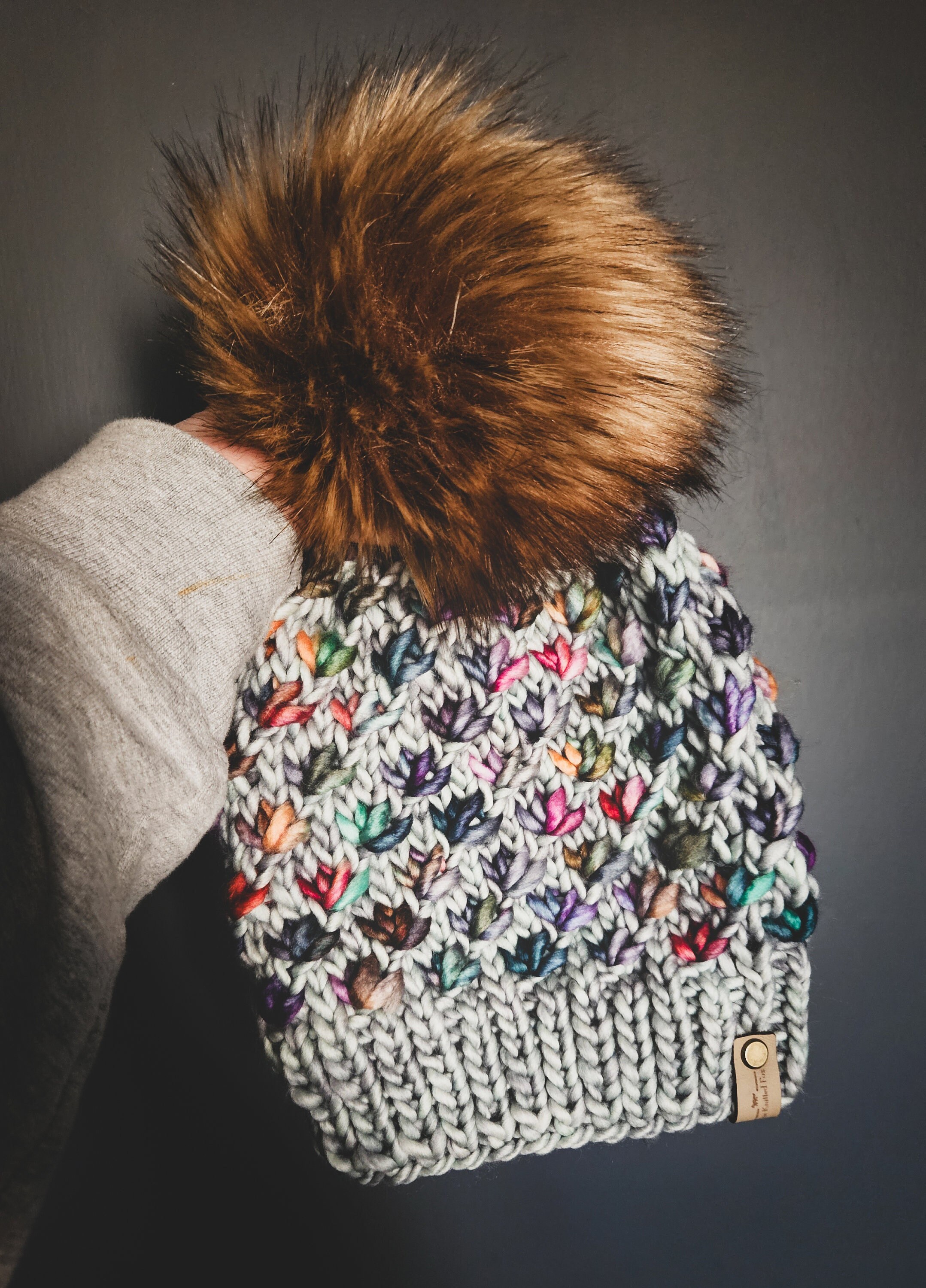 Beanie With a Flower - Etsy
