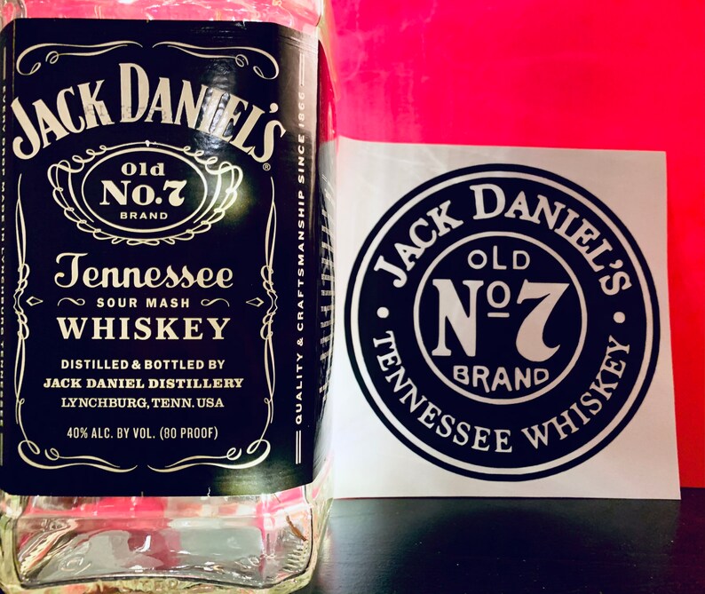 Jack Daniels Vinyl Decal Vinyl Sticker Vinyl Decal Jack Etsy