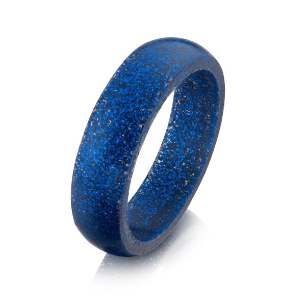 Anneau de silicone Blue Sparkles