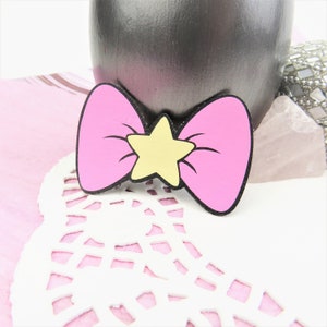 Fairy Kei Kawaii Star Bow Hair Clip