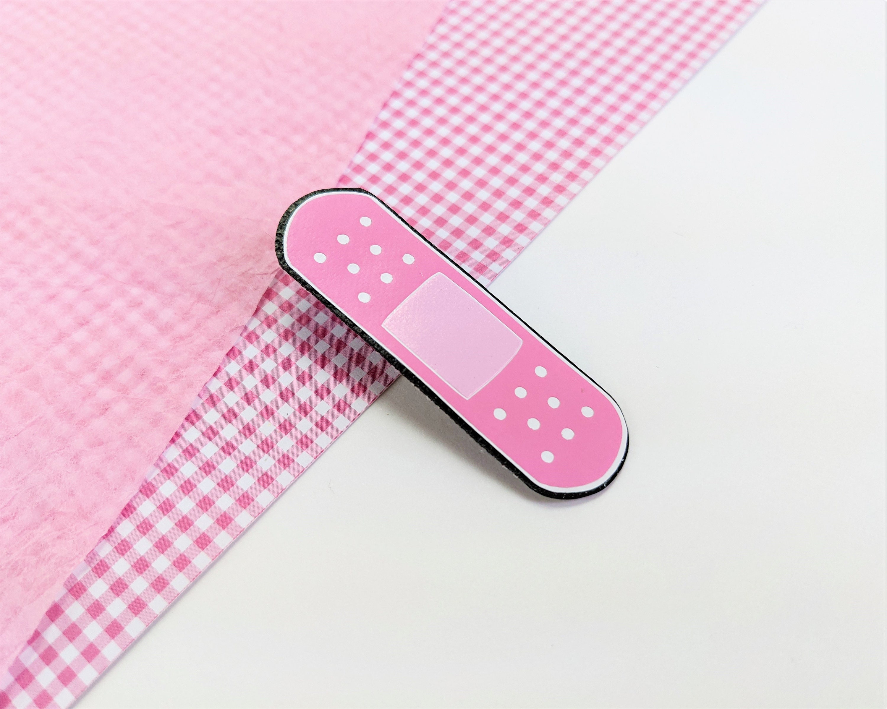 Yami Kawaii Pastel Pink Band Aid Hair Clip Etsy