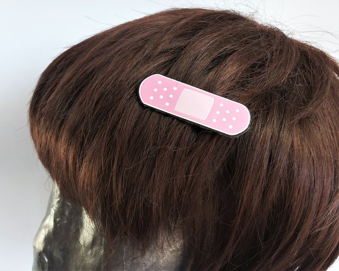 Yami Kawaii Pastel Band Aid Hair Clip Etsy