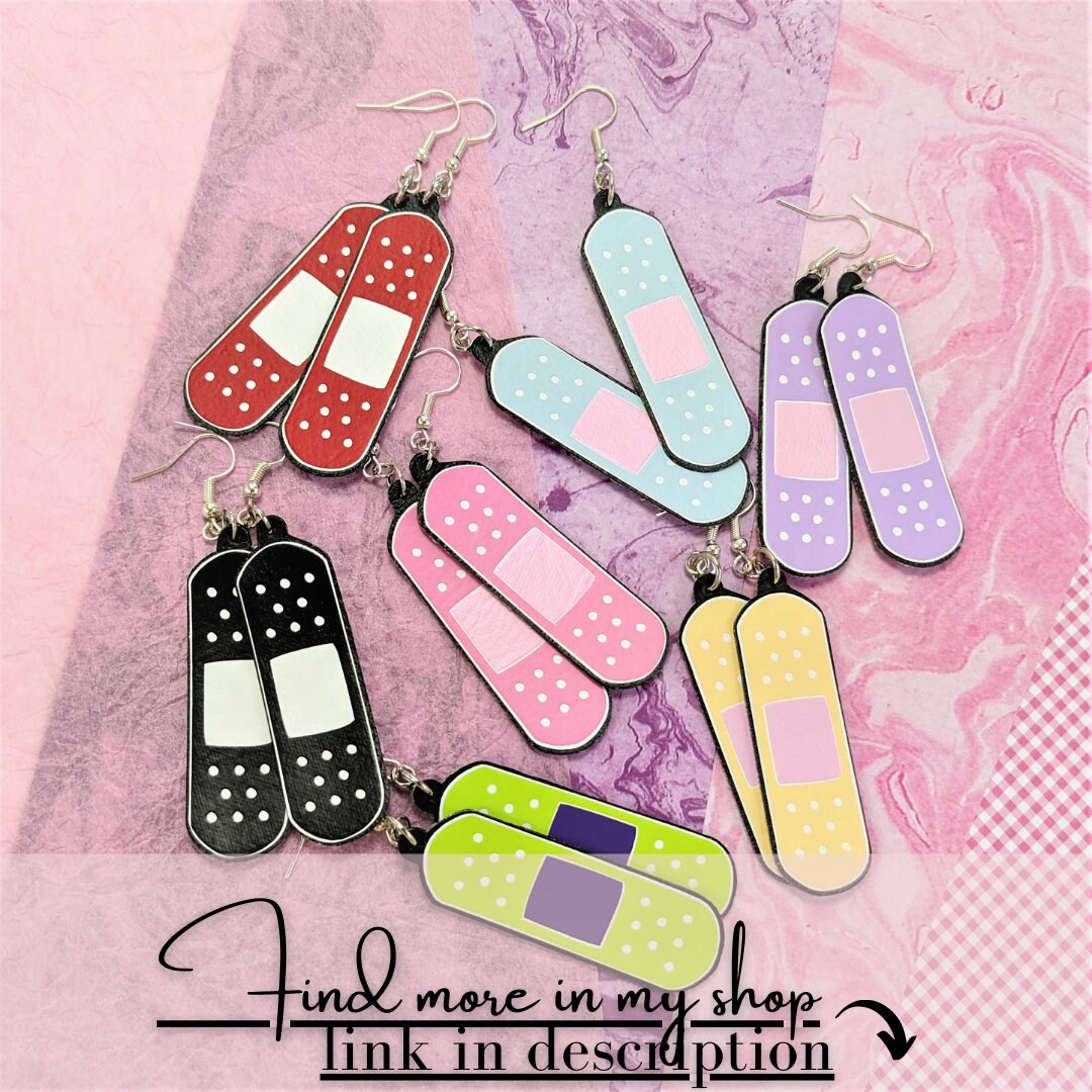 Yami Kawaii Pastel Pink Band Aid Hair Clip Etsy