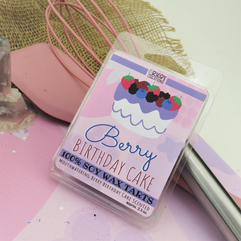 Berry Birthday Cake Scented Soy Wax Melts Berry Birthday Cake Scented Soy Wax Melts