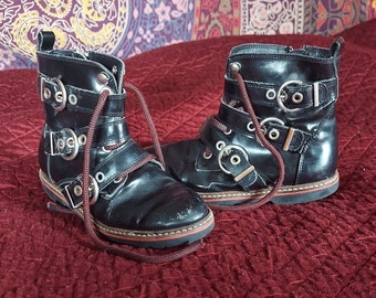 Punk rock kids boots