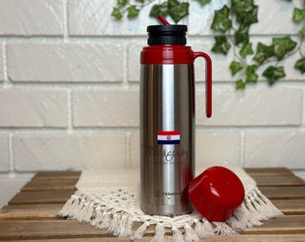 Limited Edition Termolar R-Evolucion Paraguay Stainless Steel Flask, Yerba Mate Thermal Bottle, Mate Thermo