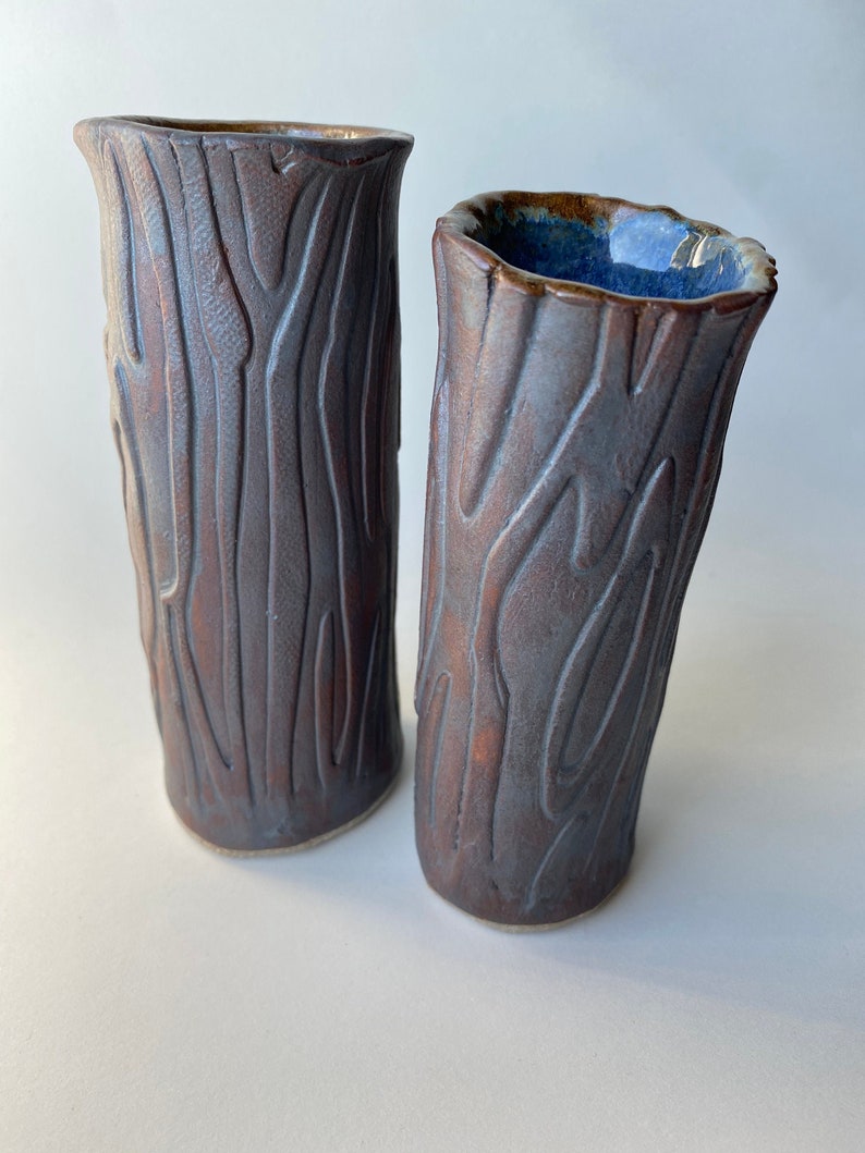 Woody Bud Vases