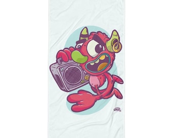 Bubblegum Boombox Parade - Beach Towel