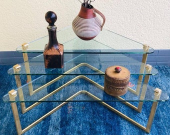 Vintage side tables / coffee tables in a set of three / nesting tables / nesting tables from the 70s Draenert Klassik 1022