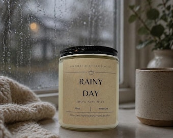 Rainy Day 8oz soy candle