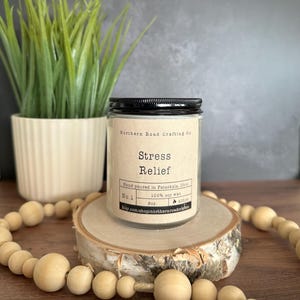 Stress Relief 8oz Soy Candle