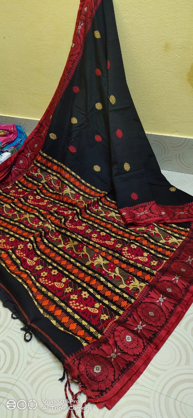 New Exclusive Khadi Mercerized Cotton Sarees 100/% Cotton With Blouse Traditional Wear Party Wear for Women.