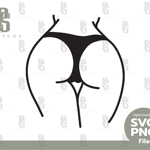 Sexy Women SVG, Sexy Booty, Ass SVG, Sticker, Files For Cricut, Clipart PNG, File for Cricut, silhouette decal - instant digital download.