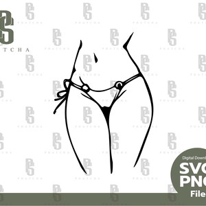 Minimalist Sexy Woman Body Line Art, Curvy Body SVG, Sticker, Files For Cricut, Clipart PNG, silhouette decal - instant digital download.